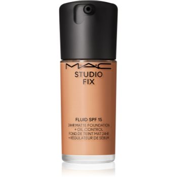 MAC Cosmetics Studio Fix Fluid SPF 15 24HR Matte Foundation + Oil Control machiaj cu efect matifiant SPF 15 - imagine 2